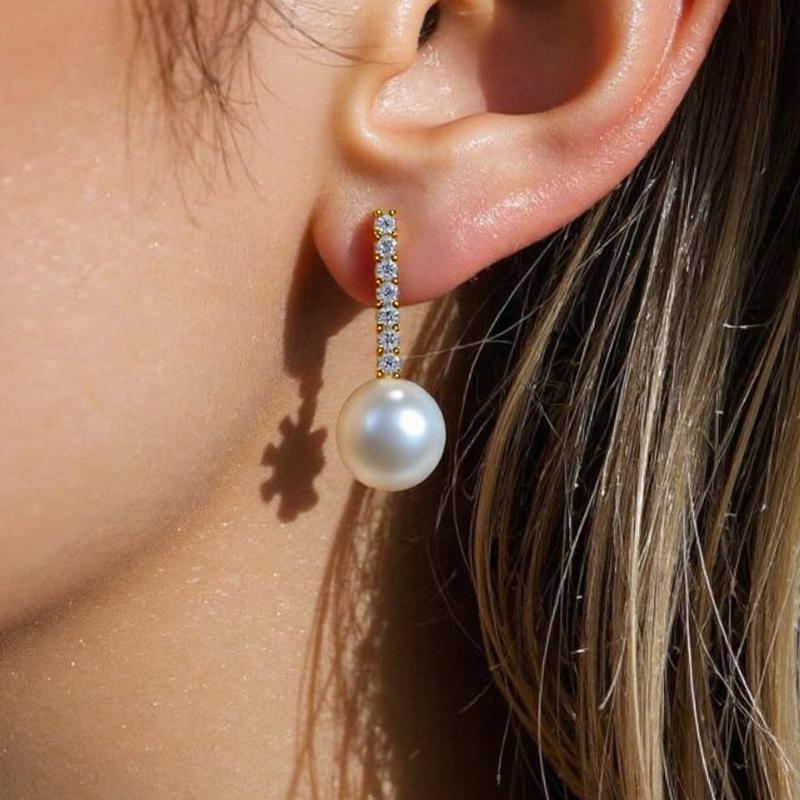 925 Silver Freshwater Pearls Earrings